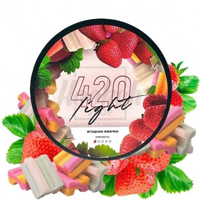 Табак 4:20 Light Line Ягодная Жвачка (Клубника Малина) 100 гр