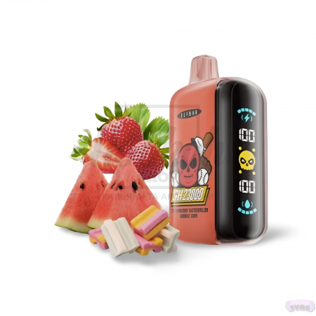 Электронная сигарета Elf Bar GH23000 Strawberry Watermelon Bubble Gum (клубнично-арбузная жвачка)