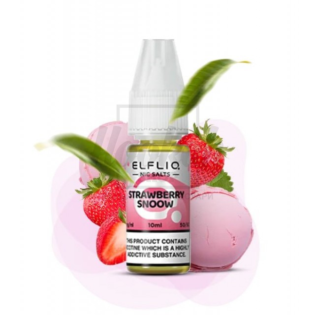 Жидкость Elf Liq Strawberry Snoow (Клубничное Мороженное) 10мл 5%
