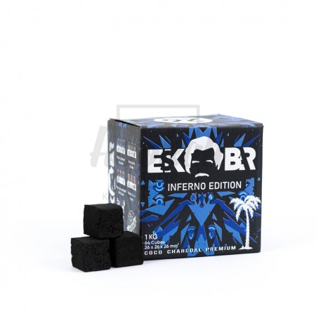 Уголь кокосовый Эскобар 1кг 26р коробка