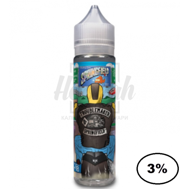 Жидкость Troublemaker Springfield (Пончик с Клубничным Джемом) 60мл 3%