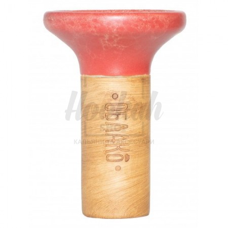 Чаша Облако Flow Black on Red Matte-white Marble