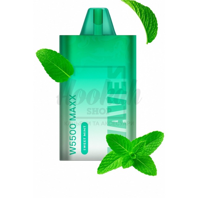 Електронна сигарета Waves W5500 Maxx Sweet Mint (Солодка М'ята)