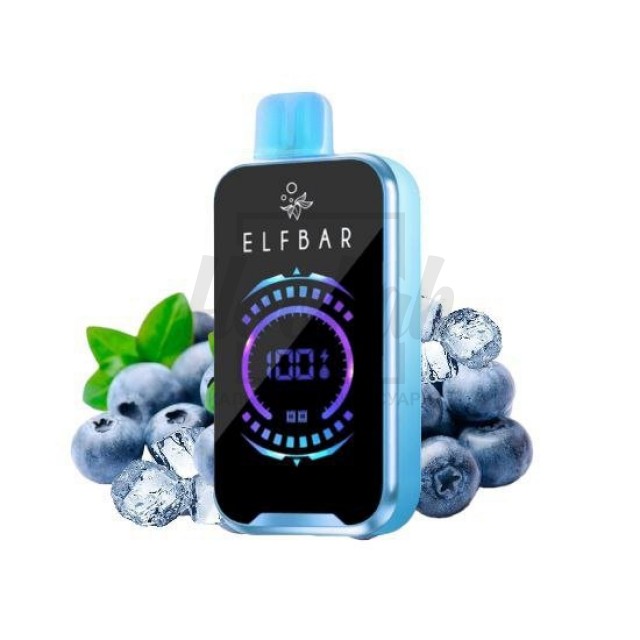 Электронная сигарета Elf Bar RAYA D2 20000 Blueberry Ice (Черника Лёд)
