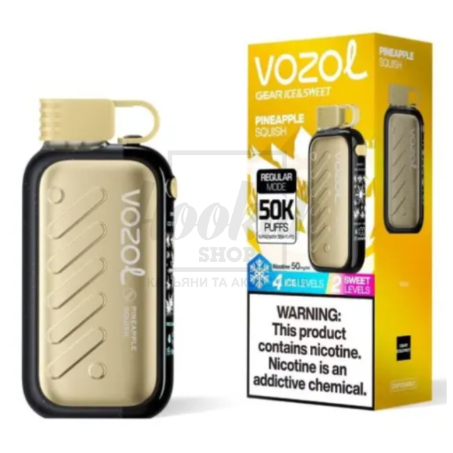 Електронна сигарета Vozol Gear 50000 Pineapple Squish (Ананас)