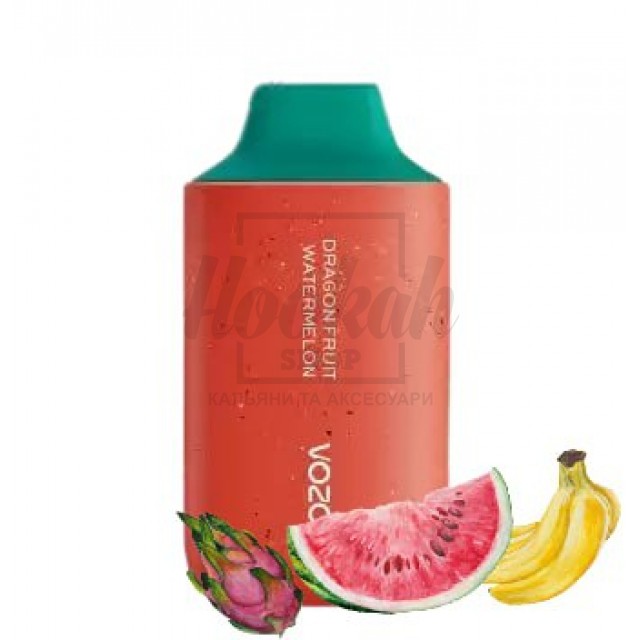 Электронная сигарета Vozol 6000 Dragon Fruit  Watermelon (питайя арбуз)