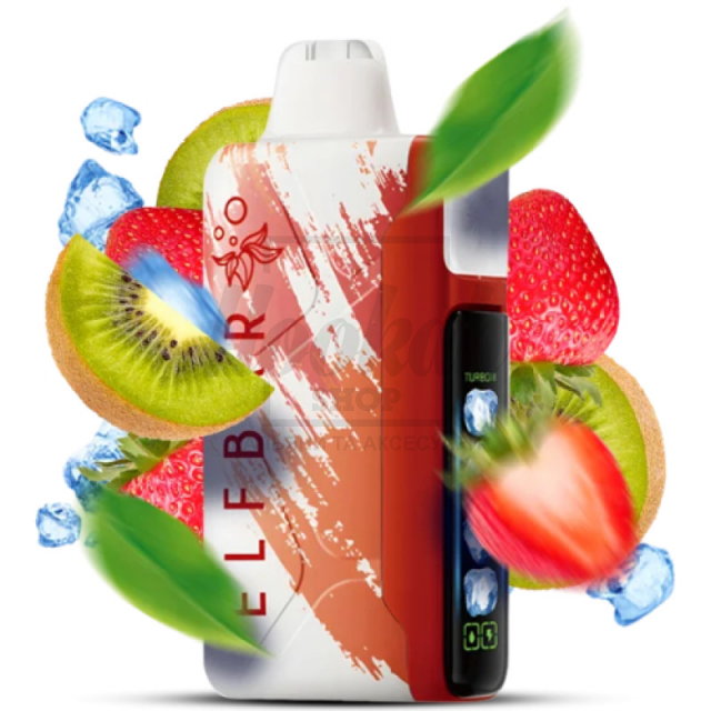 Електронна сигарета Elf Bar Ice King 30000 Strawberry Kiwi Ice (Полуниця Ківі Айс)