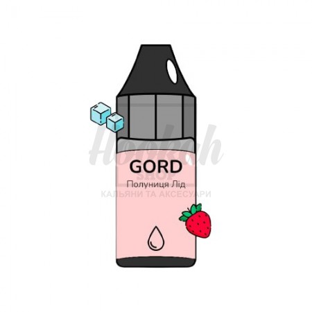 Жидкость Gord Strawberry Ice (Клубника Лёд) 30мл 5%