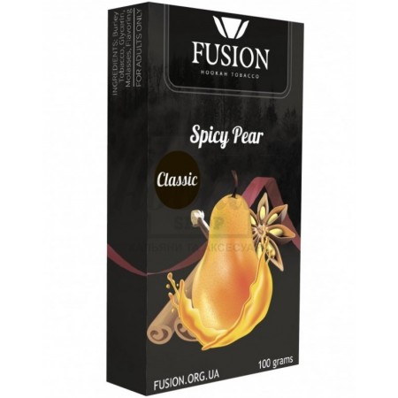 Табак Fusion Classic Spicy Pear (Пряная Груша) 100 гр