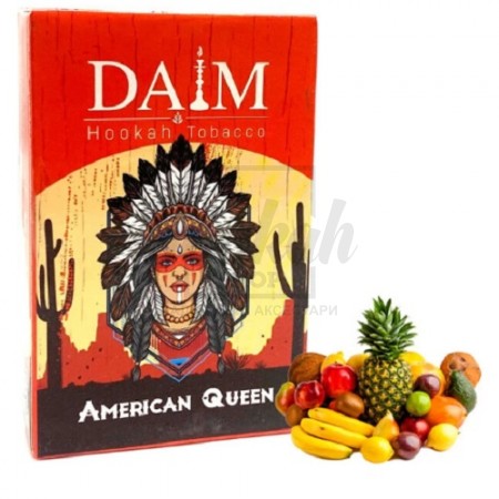 Тютюн Daim American Queen (15 екзотичних фруктів) 50 гр