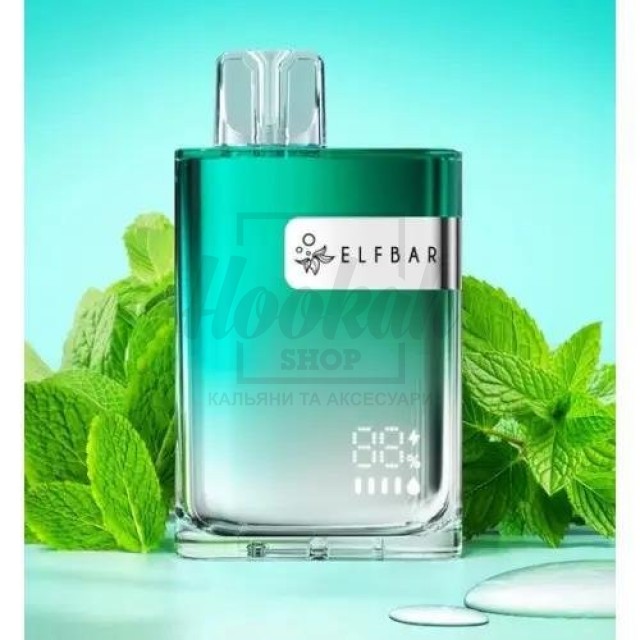 Электронная сигарета Elf Bar CR8000 Sea Breeze Mint (Свежий Мятный Бриз)
