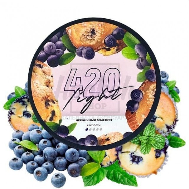Тютюн 4:20 Light Line Чорничний Мафін 100 гр