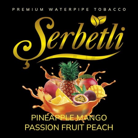 Тютюн Serbetli Pineapple Mango Passionfruit Peach (Ананас Манго Маракуя Персик) 500 гр