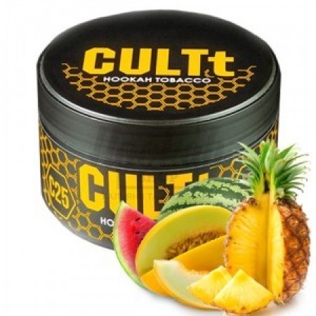 Тютюн CULTt C25 Pineapple Watermelon Melon (Ананас Арбуз Диня) 100 г