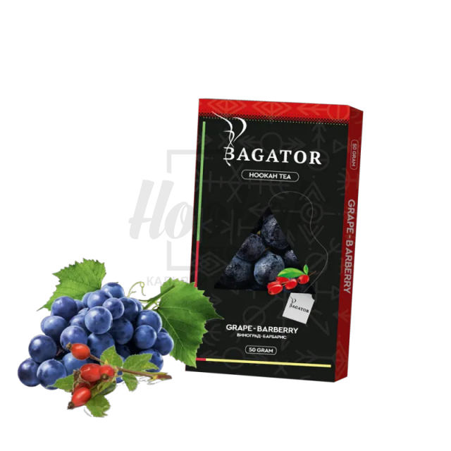Бестабачная смесь Bagator Grape-Barberry (Виноград Барбарис) 50гр