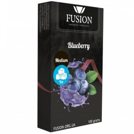 Тютюн Fusion Medium Ice Blueberry (Лід Чорниці) 100 гр