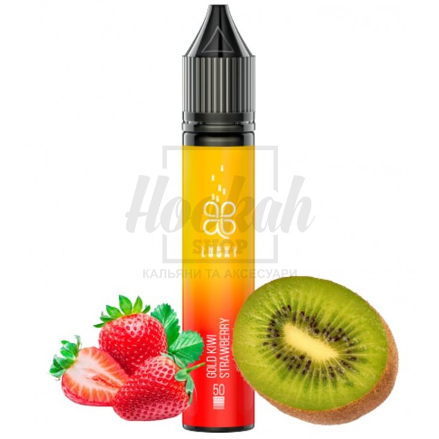 Рідина Lucky Gold Kiwi Strawberry (золотий ківі полуниця) 30мл 5%