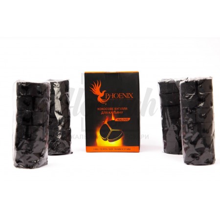 Уголь кокосовый Phoenix (Феникс) 1 кг под калауд