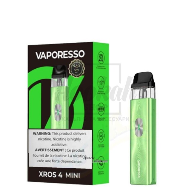 Багаторазова Pod-система Vaporesso XROS 4 Mini Ice Green