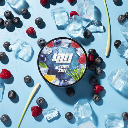 Табак 4:20 Frost Line Berry Zen (Голубика Малина Лемонграсс) 100 гр