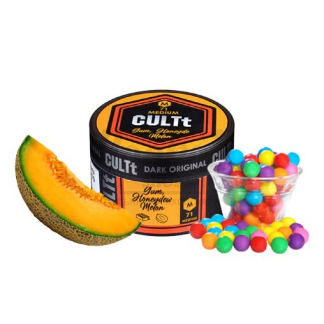 Табак CULT Medium M71 Gum Honeydew Melon (Жвачка Медовая Дыня) 100гр