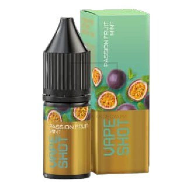 Жидкость Vape Shot Passion Fluit Mint (Маракуйя Мята) 10мл 6,5%