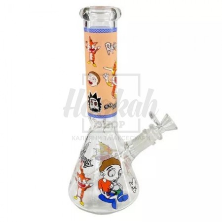 Бонг Glowing In The Dark Rick and Morty SQ UANCHY 25 см