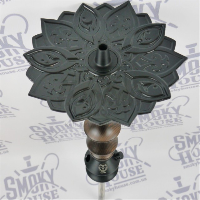 Шахта для кальяну Karma 3.2 Brown коричнева + блюдце