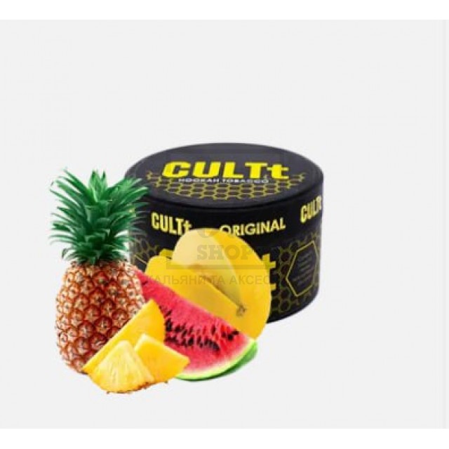 Тютюн Cult Medium M25 Tropicana (Ананас Арбуз Диня) 100гр