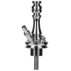 Кальян Moze Tradi Silver M with bowl cut mini with mouthpiece