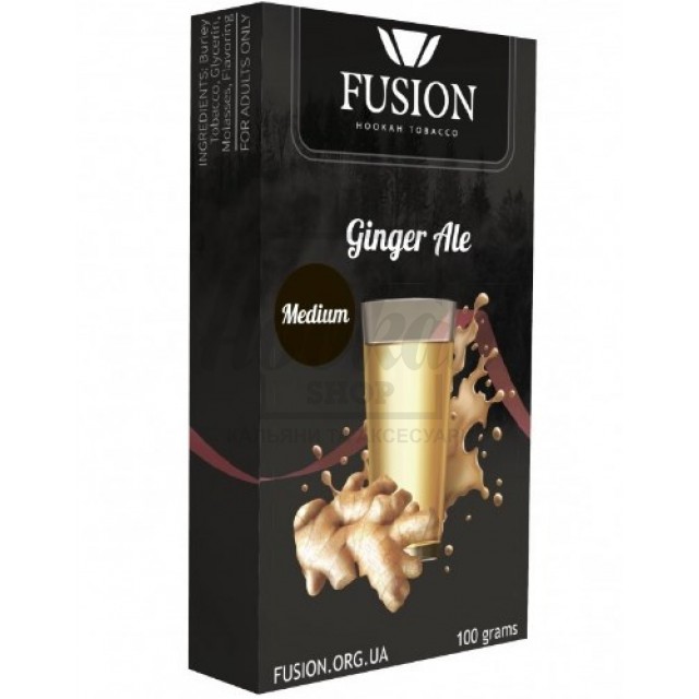 Табак Fusion Medium Ginger Ale (Имбирный Эль) 100 гр