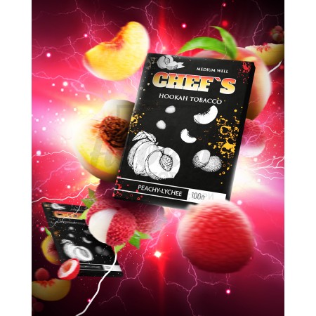 Табак Chefs Peachy-Lychee (Персик Личи) 100 гр