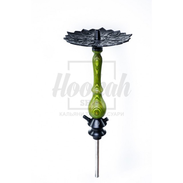 Шахта для кальяна Karma 3.1 GREEN зеленая + Блюдце