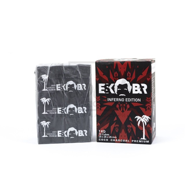 Вугілля кокосове Ескобар 1кг в коробці
