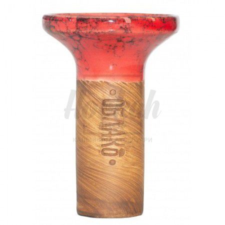 Чаша Облако Flow Pink on Red-black Marble