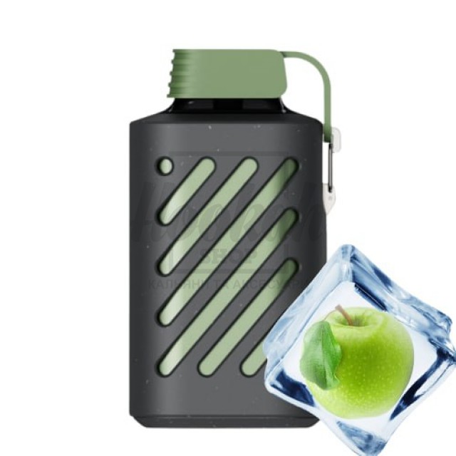 Электронная cигарета Vozol 10000 Sour Apple Ice (Кислое Яблоко Лёд)