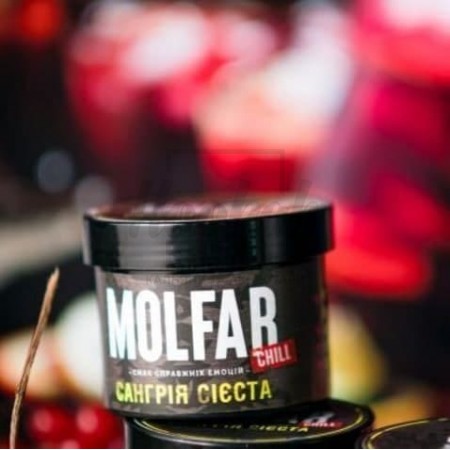 Тютюн Molfar Chill Line Сангрія Сієста (Вино, Апельсин, Ягоди, Лікер) 40 г