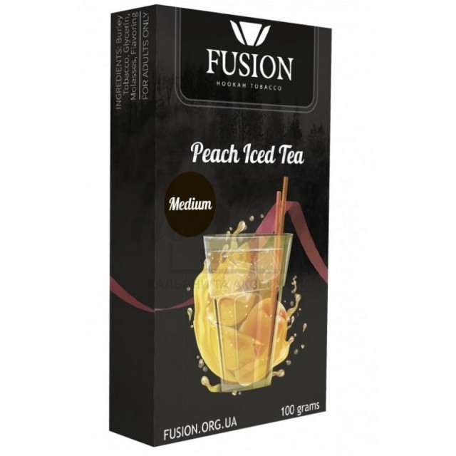 Табак Fusion Medium Peach Iced Tea (Персиковый Чай) 100 гр