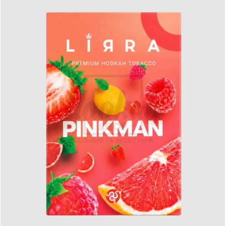 Табак Lirra Pinkman (Грейпфрут Клубника Малина) 50гр