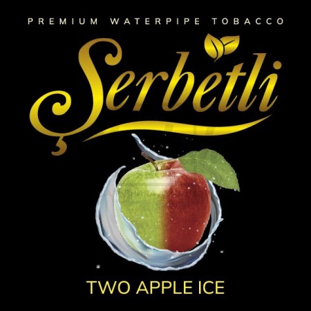 Табак Serbetli Two Apple Ice  (Двойное Яблоко Лёд) 500 гр