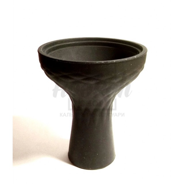 Силіконова чаша з дірками (зовні самсарис) Чорна