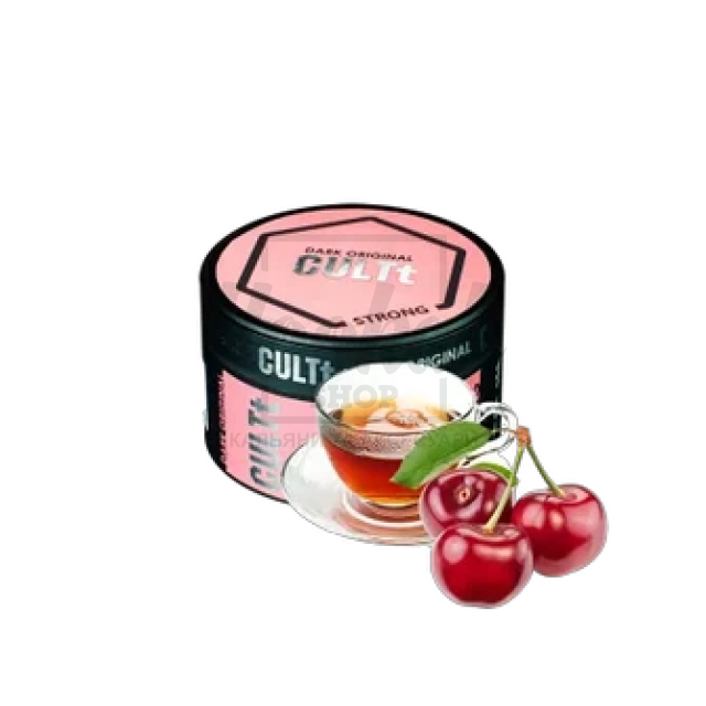 Табак CULT Medium M80 Cherry Tea (Вишнёвый Чай) 100 гр