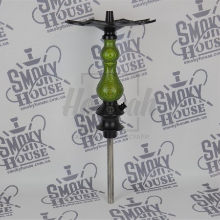 Шахта для кальяна Karma 0.1 GREEN зеленая + блюдце