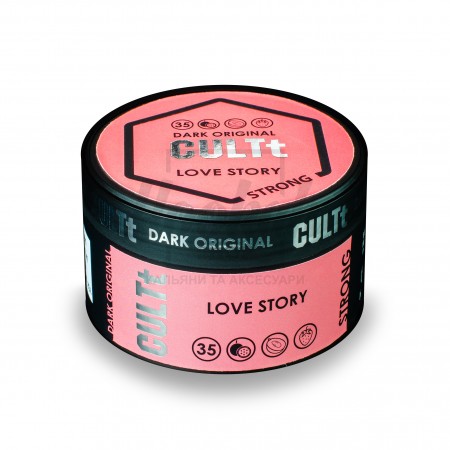Табак CULT Strong DS35 Love Story (Маракуйя Дыня Клубника) 100 гр