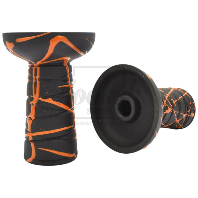 Чаша Gusto Bowls Classic Phunnel Black-Orange