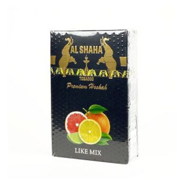 Табак Al Shaha Like Mix (Апельсин, Грейпфрут, Лайм, Лимон) 50 гр