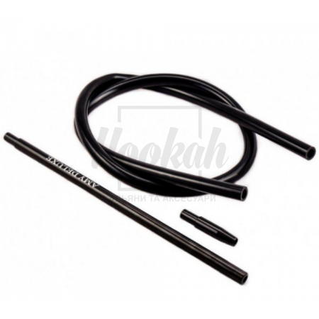 Силиконовый шланг Amy DeLuxe черный в сборе