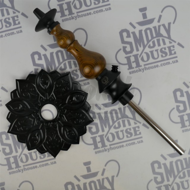 Шахта для кальяну Karma 0.1 YELLOW жовта + блюдце