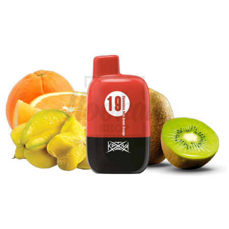 Электронная сигарета Katana 5000 Carambola Kiwi Green Orange (Карамбола Киви Апельсин)