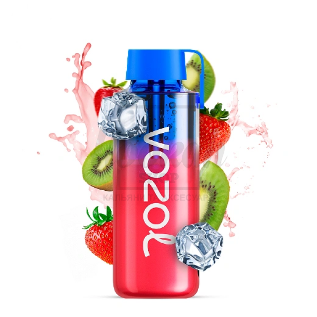 Электронная сигарета Vozol NEON 10000 Frozen Strawberry Kiwi (морозная клубника киви)